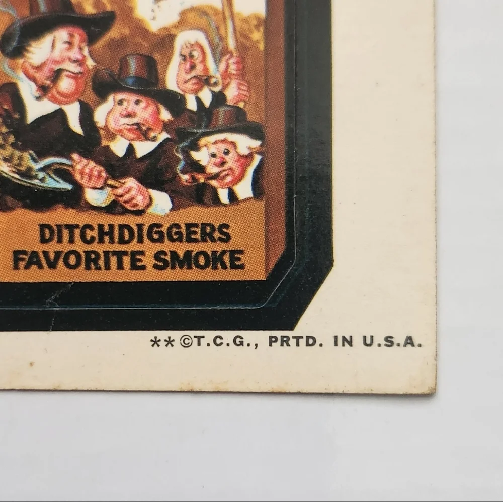 🚬Vintage 1973 Wacky Packages Sticker - Ditch Masters (Series 3 Topps) trading🚬